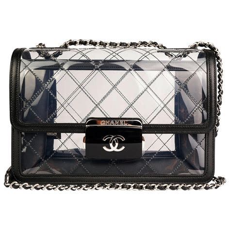 chanel bag transparent|chanel transparent bag price.